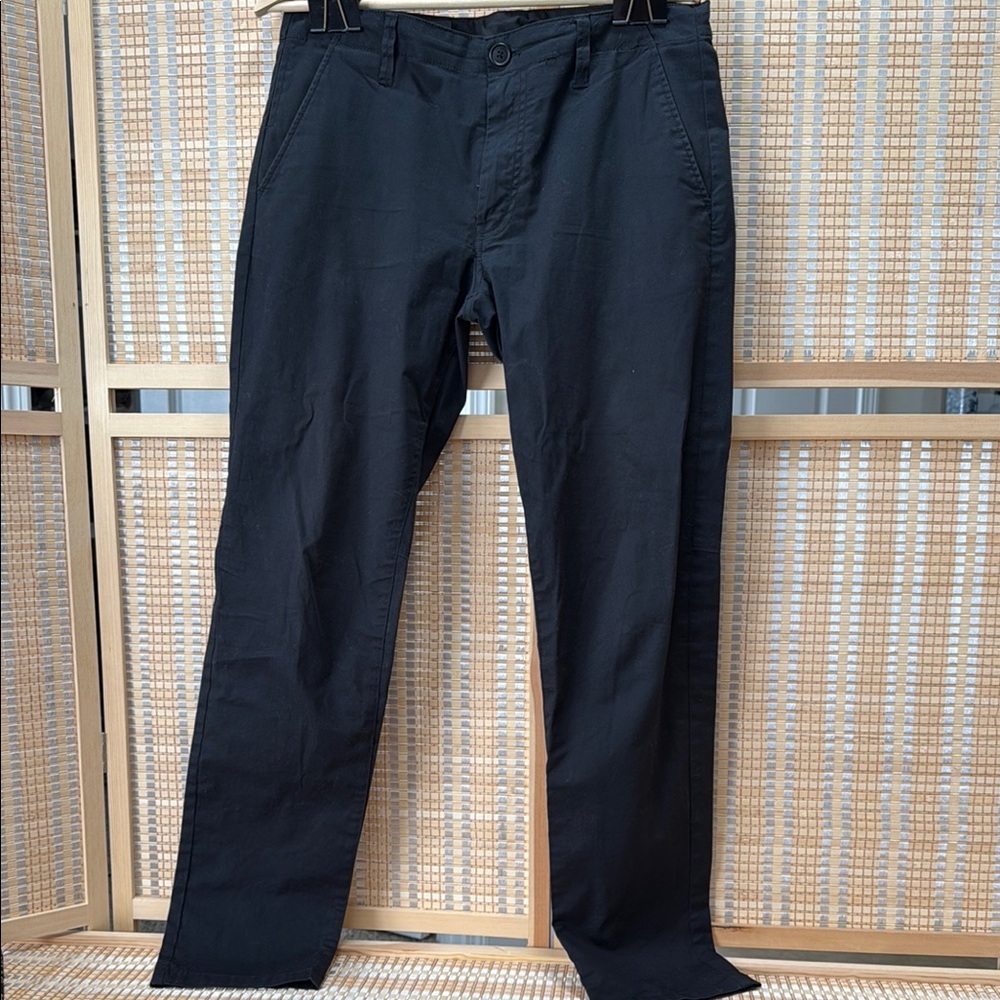Armani Exchange Black Chinos Timeless Elegance
